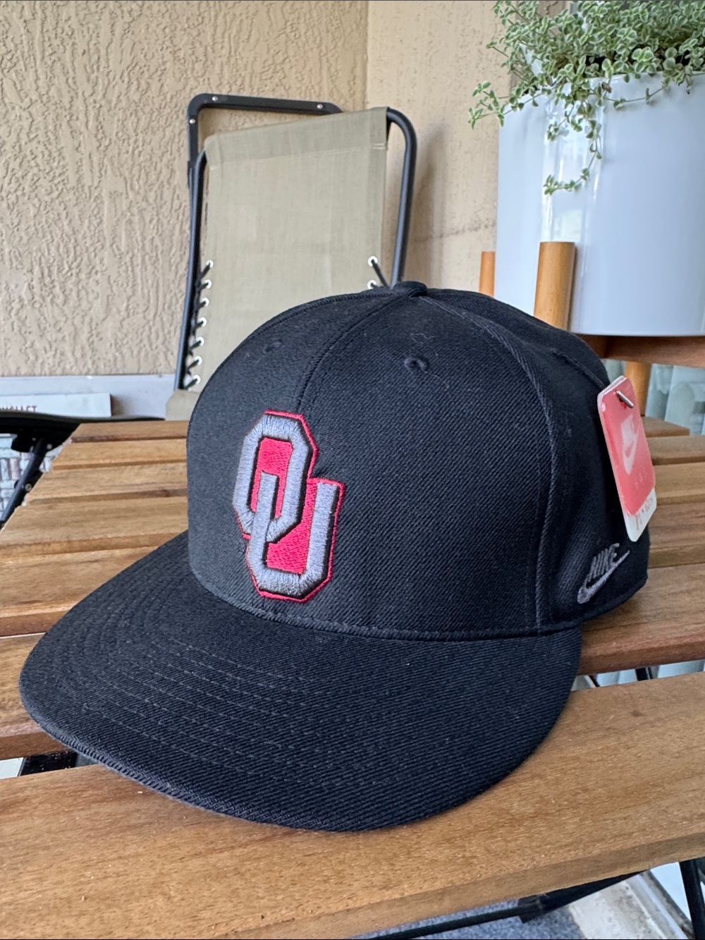 Vintage Nike 643 Oklahoma Sooners Cap 7 3/4 Team Sports NWT